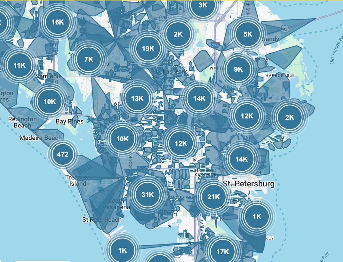Pocket-Size Power Outages Persist Across Pinellas County