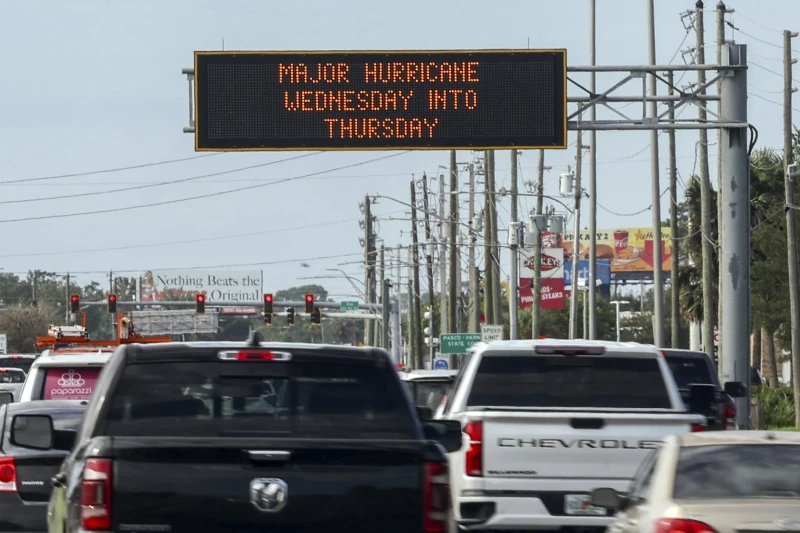 Hurricane Milton Approaches Florida’s Central West Coast as a Category 5