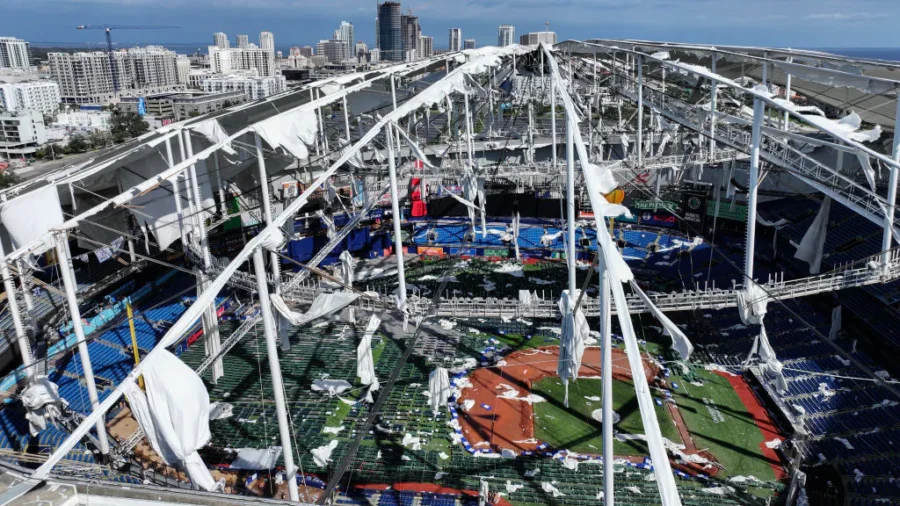 Tampa Bay Rays Unlikely to Open 2025 Season at Tropicana Field Due to Extensive Stadium Damage
