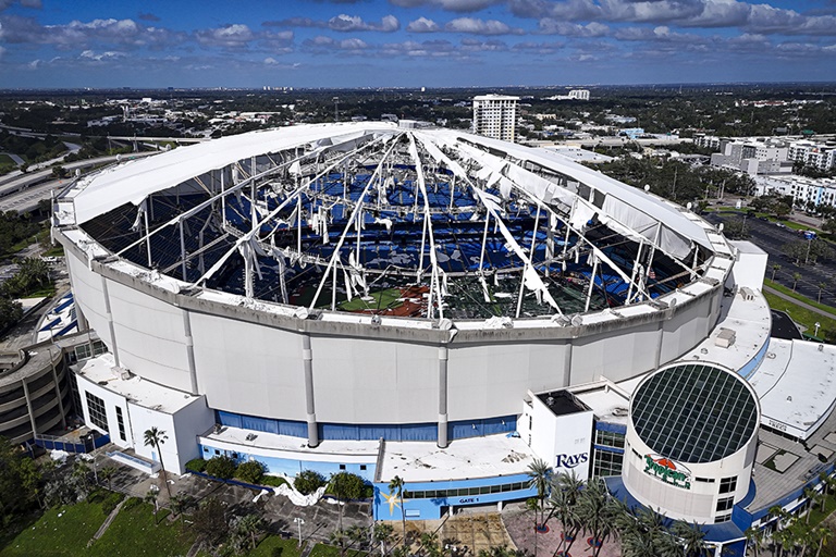St. Pete *Reduced* Tropicana Field Insurance Coverage in March