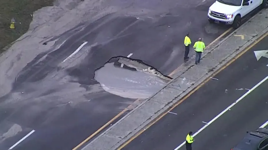 Busy Road in St. Pete Closed for Repairs After Water Pipe Break, Could Take Days to Fix
