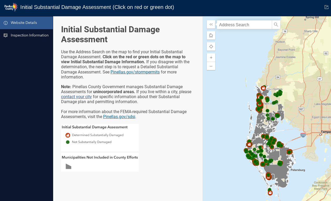 Pinellas County Introduces Tool for Residents Awaiting Substantial Damage Letters