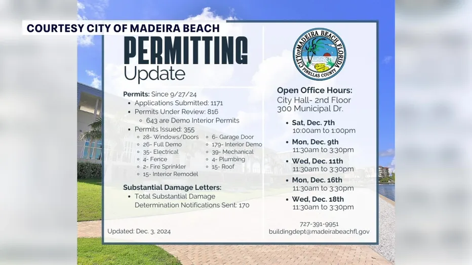 Madeira Beach Officials Speed Up Permit Process Amid Post-Hurricane Recovery