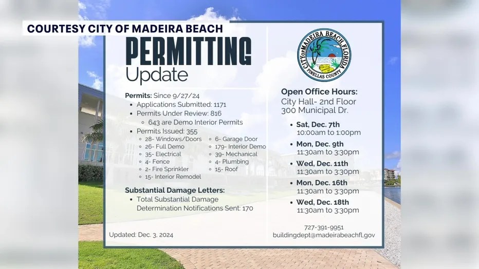 Madeira Beach Officials Speed Up Permit Process Amid Post-Hurricane&nbsp;Recovery