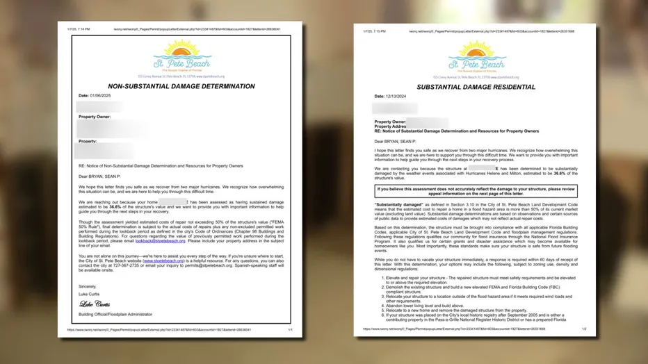 St. Pete Beach Sends Homeowner Two Contradictory Damage Assessment Letters