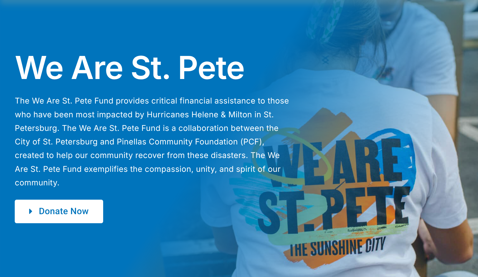 We Are St. Pete Fund to Provide $800K in Aid for Hurricane Victims