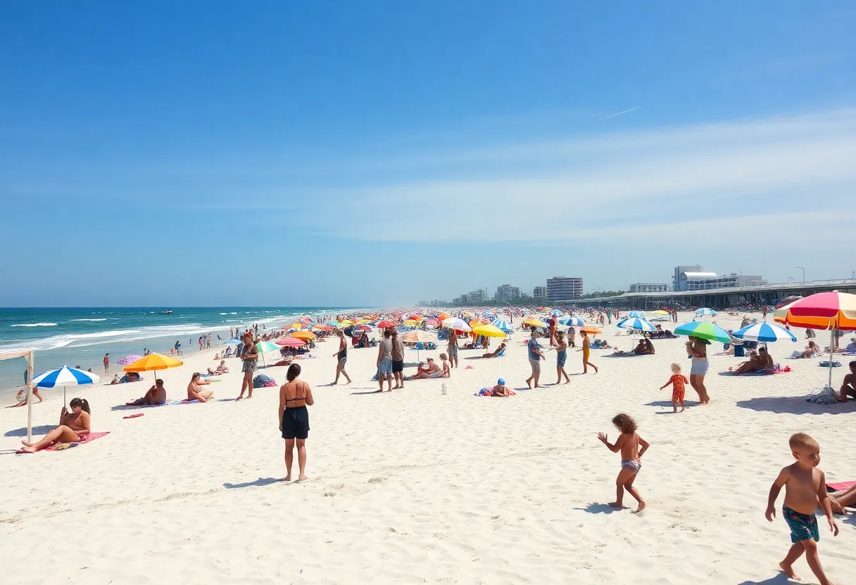 Spring Break Crowds Return to the Beach Amid Hurricane Recovery