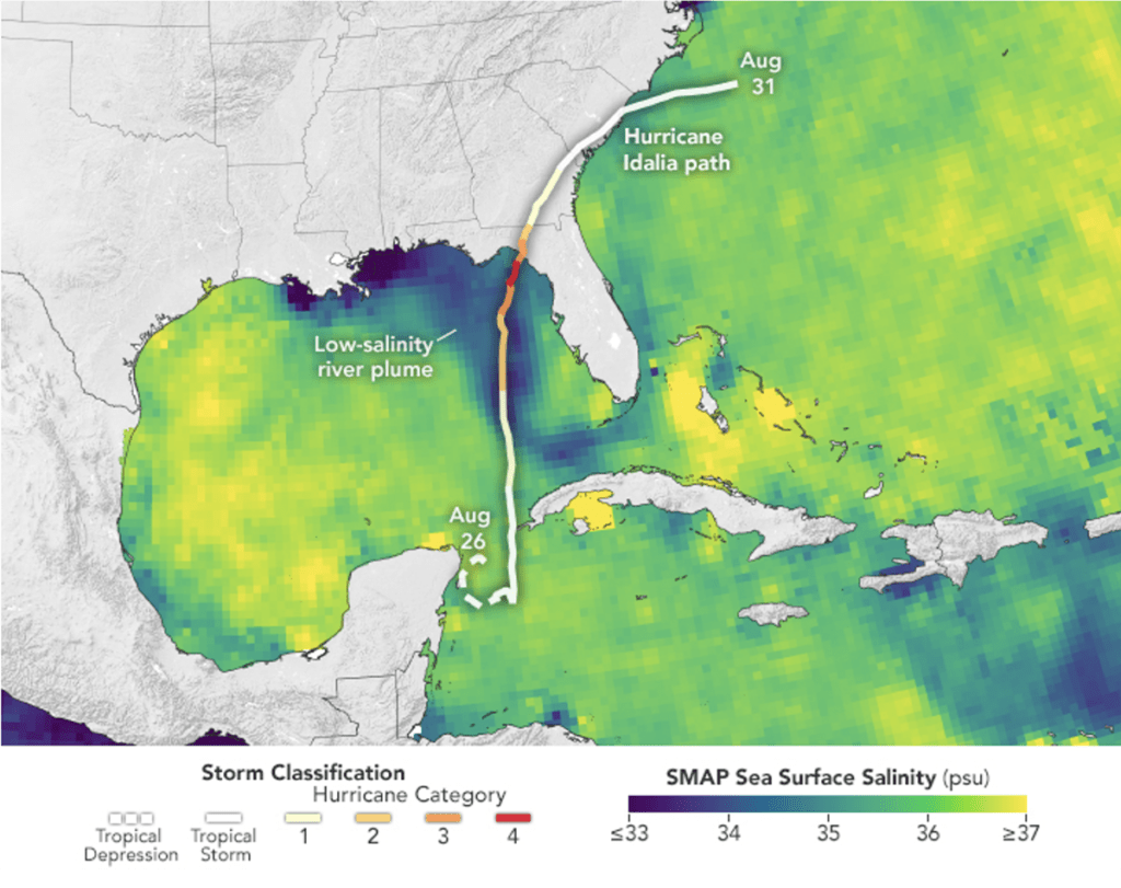 New USF Study Reveals River Runoff Can Turbocharge Gulf&nbsp;Hurricanes