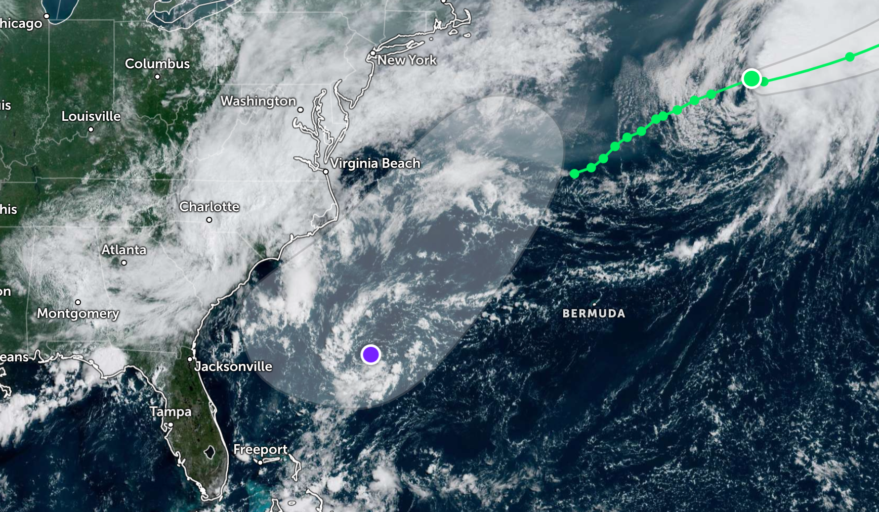 Dexter Heads Out to Sea as NHC Tracks 2 Other Potential Systems in the Atlantic