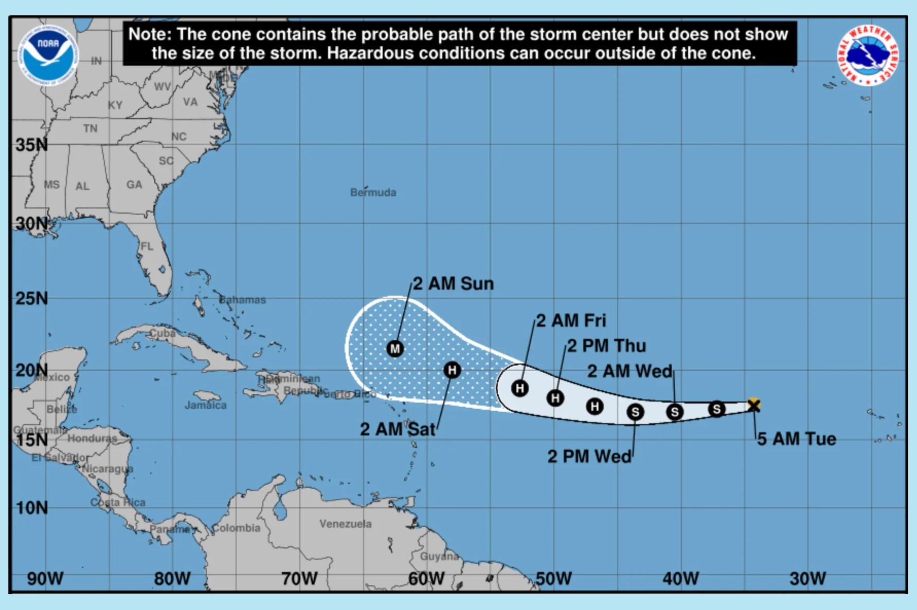 Erin Forecast to Strengthen into Hurricane in Coming Days, NHC Says