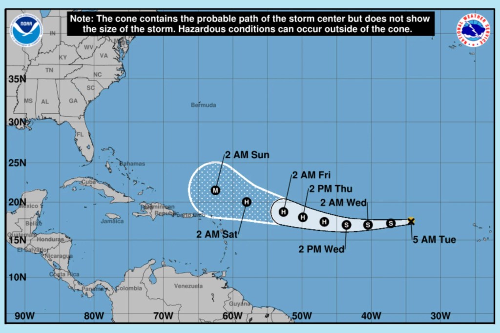 Erin Forecast to Strengthen into Hurricane in Coming Days, NHC&nbsp;Says