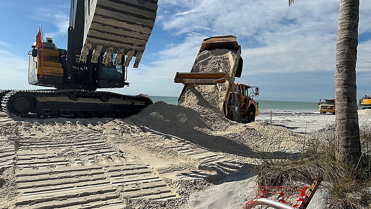 Pinellas Beach Renourishment Begins, But More Than 120 Owners Still Refuse Easements