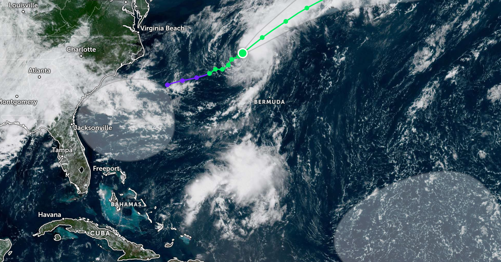 Tropical Storm Dexter Develops Off U.S. Coast; NHC Eyes Two Other Systems