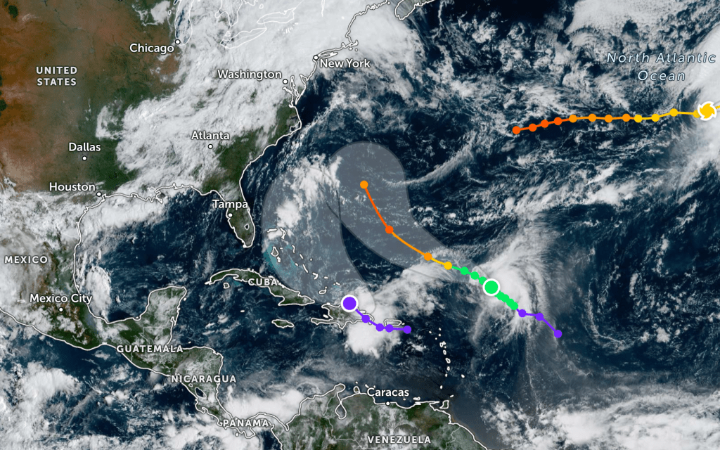 Hurricane Gabrielle Moves Toward Azores as Tropical Storm Humberto&nbsp;Forms