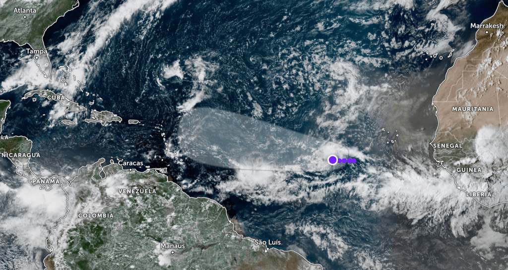 NHC Says Invest 91L is Likely to Strengthen as it Moves Across&nbsp;Atlantic