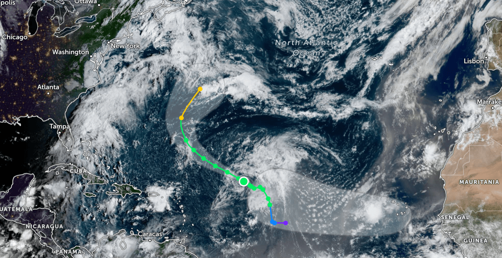 Tropical Storm Gabrielle Forms in Atlantic, NHC Monitors Additional&nbsp;Systems