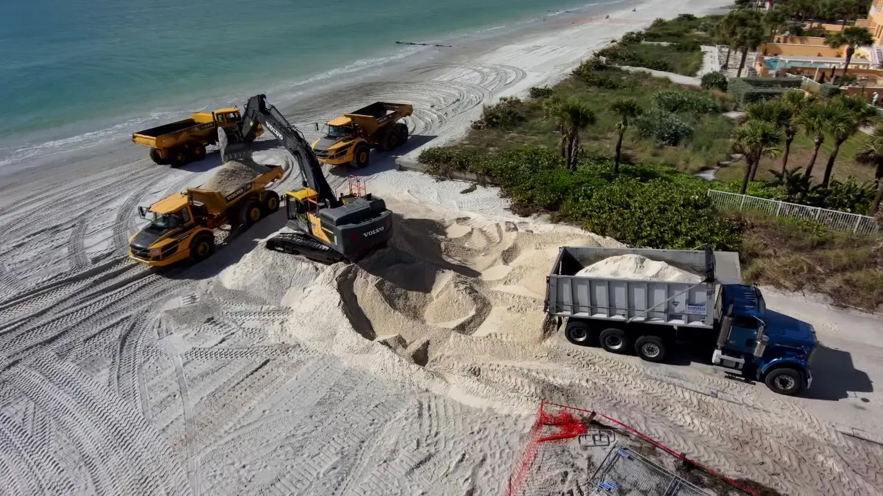 Pinellas County Beach Renourishment Project Nears Final Phase