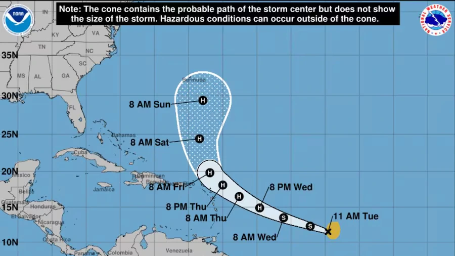 Tropical Storm Jerry Forms in Atlantic; NHC Monitors Gulf Disturbance