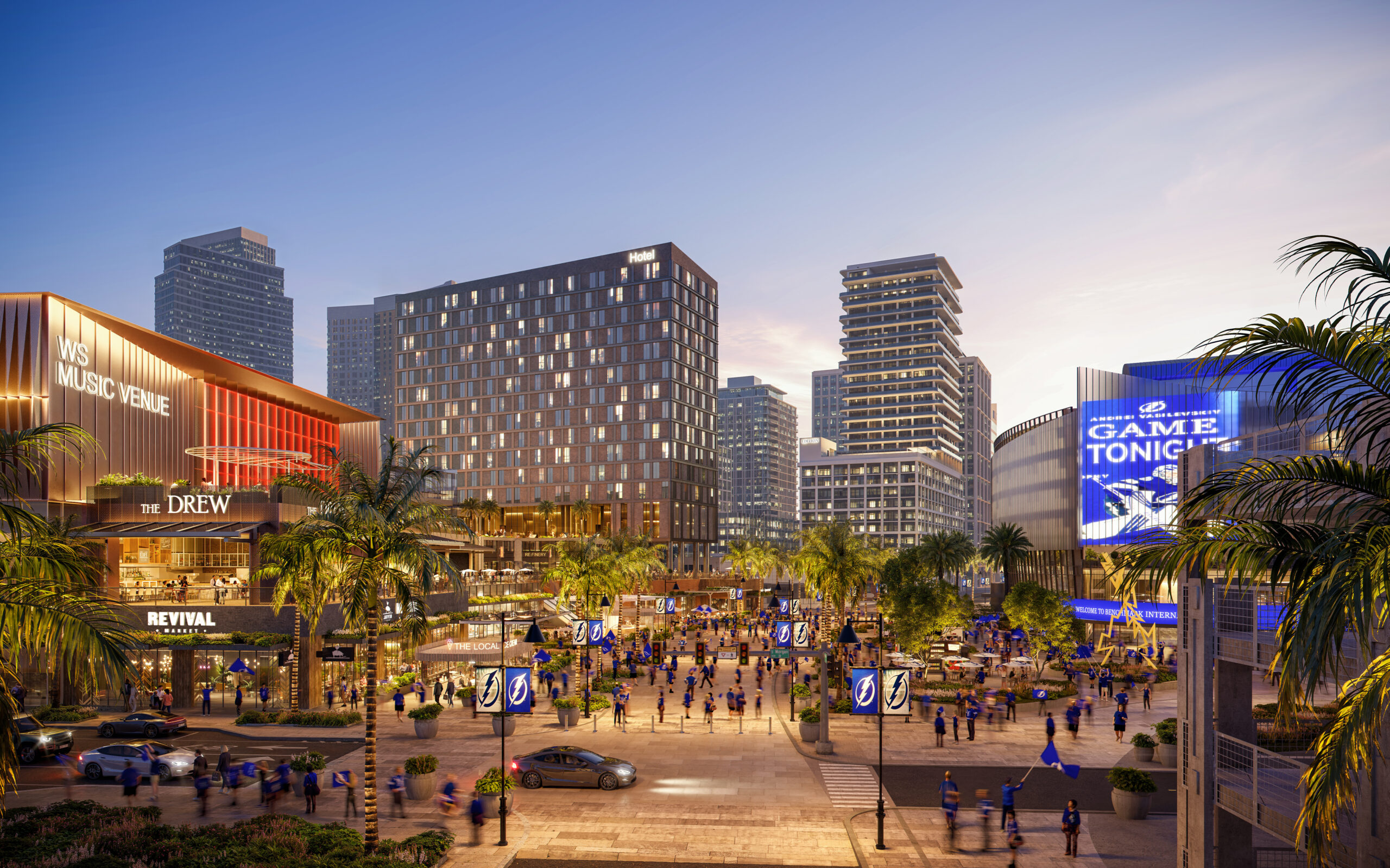 Concert Venue and Entertainment District Planned for Downtown Tampa