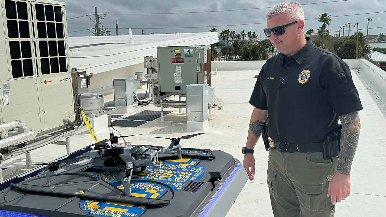 Clearwater Police Deploy Drone to Cut Response Times During Spring Break