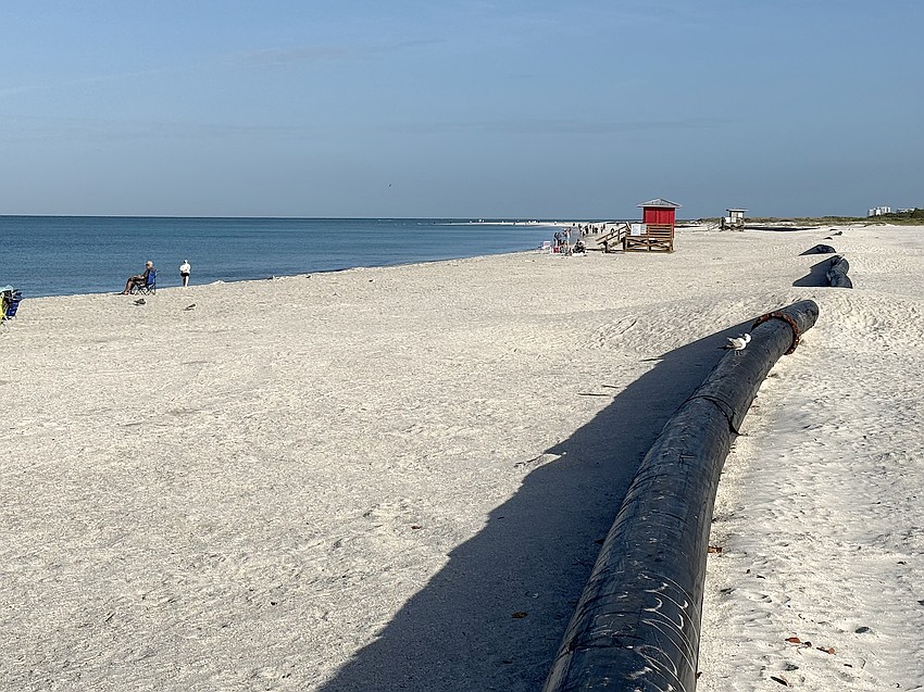 Lido Beach Renourishment Project Nears Completion, Bringing Added Safety to New Pass Channel