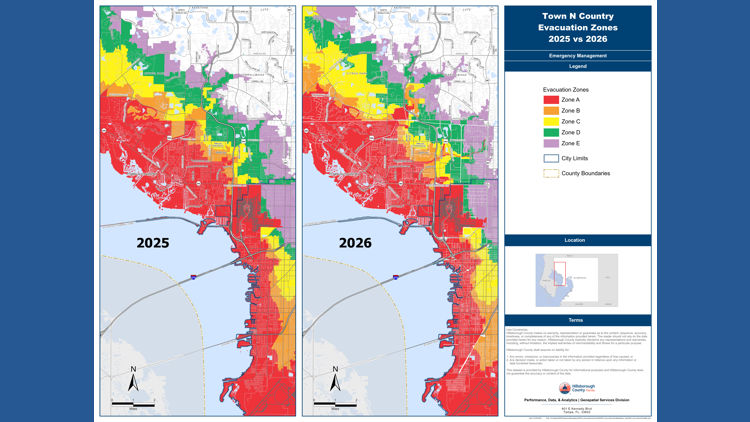 Hillsborough County Expands Hurricane Evacuation Zones Ahead of 2026&nbsp;Season
